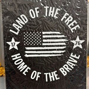 Black and White Patriotic Wall Art